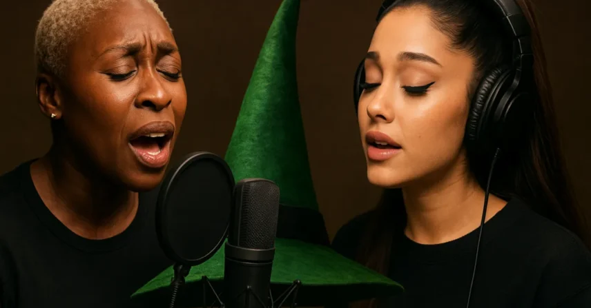 Cynthia Erivo Ariana Grande preparação vocal Wicked dublagem