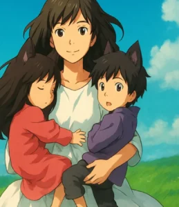 Lobo Crianças Ame Yuki Studio Chizu Mamoru Hosoda