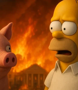 Os Simpsons: O Filme (2007): Homer, um Porco e a Crise em Springfield