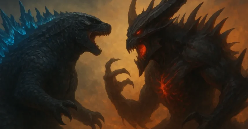 Godzilla x Kong: Novo Império! Skar King e Shimo de Adam Wingard