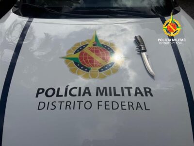 Homem preso por homicídio com faca às margens da BR-020