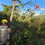 Bombeiros resgatam homem em área rural de Brazlândia